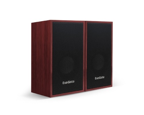 [Колонки EXEGATE] Exegate EX287059RUS Акустическая система 2.0 ExeGate Tango 314 (питание USB, 2х3Вт (12 Вт RMS), 80-20000Гц, темное дерево)