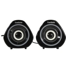 Exegate EX289680RUS Акустическая система 2.0 ExeGate Accord 210 (питание USB, 2х3Вт (6Вт RMS), 60-20000Гц, цвет черный, RGB подсветка)