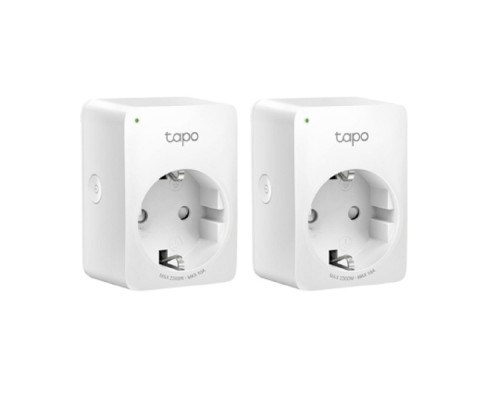 [Сетевое оборудование] TP-Link Tapo P100(2-pack) Умная мини Wi-Fi розетка, 2 шт.