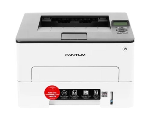 [Pantum] Pantum P3302DN, Принтер, Mono Laser, дуплекс, А4, 33 стр/мин, 1200 dpi, 256Мб RAM, PCL/PS, лоток 250 листов, USB/LAN, нагр. макс 60000 стр/мес, рек. 3000 стр/мес, серый корпус {проектная модель}