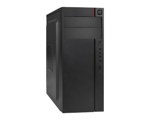 [Корпуса] Exegate EX290183RUS Корпус Miditower ExeGate AA-440-AA500 (ATX, AA500 8 см, 2*USB, аудио, черный)