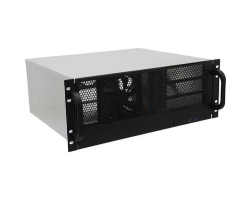 [Корпус] Procase RM438-B-0 Корпус 4U server case,3x5.25+8HDD,черный,без блока питания,глубина 380мм, MB ATX 12