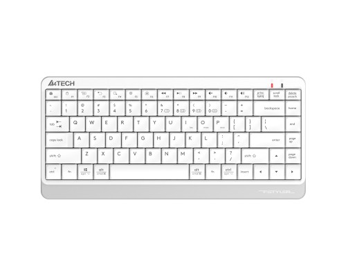 [Клавиатура] Клавиатура A4Tech Fstyler FBK11 белый/серый USB беспроводная BT/Radio slim [1595335]
