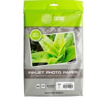 Cactus CS-GA420050ED Фотобумага A4/200г/м2/50л./белый глянцевое для струйной печати