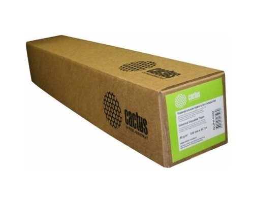 [Бумага] Cactus Eco CS-LFP80-420457E Бумага A2 420мм-45.7м/80г/м2/белый CIE155% универсальная втулка:50.8мм (2