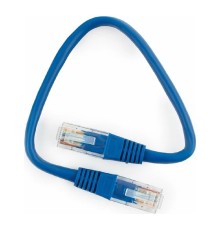 Cablexpert PP12-0.25M/B кат.5e, 0.25м, литой, многожильный, синий (PP12-0.25M/B)