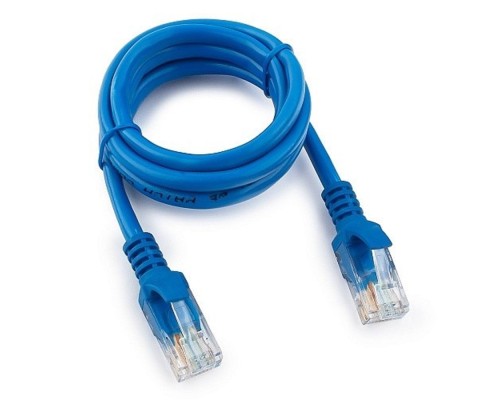 [Коммутационный шнур] Cablexpert Патч-корд UTP PP12-1M/B кат.5e, 1м, литой, многожильный (синий)