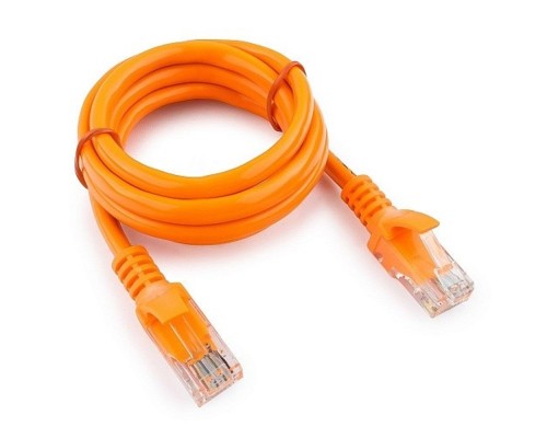 [Коммутационный шнур] Cablexpert PP12-1M/O Патч-корд кат. 5e, 1м, литой, многожильный (оранжевый)