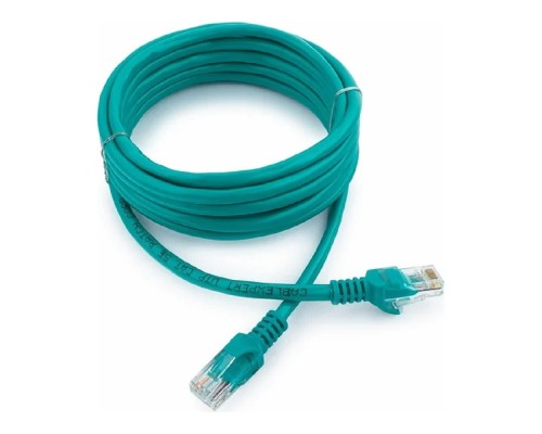 [Коммутационный шнур] Cablexpert PP12-3M/G кат.5e, 3м, Патч-корд UTP литой, многожильный (зелёный)