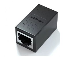 VCOM CT251S Модуль RJ-45 (F) <->RJ-45(F) ,FTP, проходной, ABS пластик, черный, кат. 5e