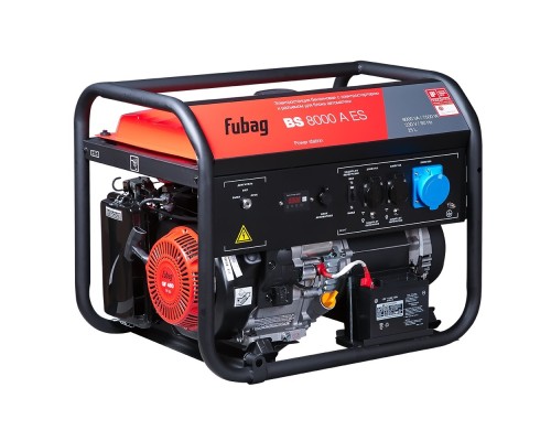[Генераторы, Блоки автоматики] FUBAG BS 8000 A ES [641017/641091] { Мах мощность, (LTP), 8 кВА, 29.5 А, Длительная мощность (COP), 7.5 кВт 25 бака л, объем 459 см?, мощность 10,29/14 кВт/л.с., 230 В, ? 84 дБ (7 м), 92 Вес, кг }