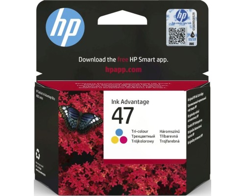 [Расходные материалы] Картридж струйный HP 47 6ZD61AE многоцветный (700стр.) (14мл) для HP DJ IA Ultra 4828