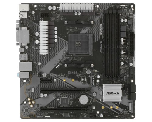 [Материнская плата] Asrock B450M PRO4 R2.0 {Soc-AM4 AMD B450 4xDDR4 mATX AC`97 8ch(7.1) GbLAN RAID+VGA+DVI+HDMI}
