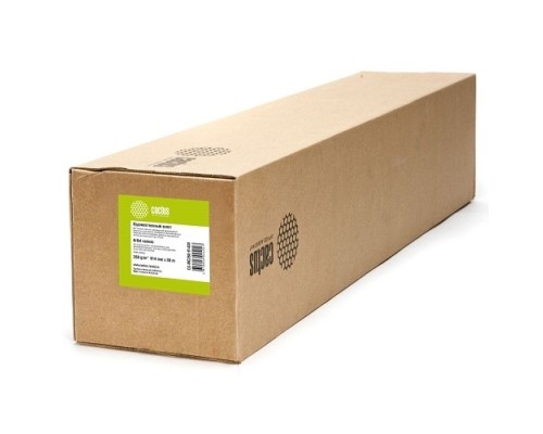 [Бумага] Cactus CS-MC260-91430 Холст 914мм-30м/260г/м2/белый матовое синтетика для струйной печати втулка:50.8мм (2