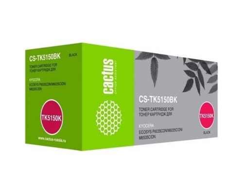 [расходные материалы] Картридж лазерный Cactus CS-TK5150BK черный (12000стр.) для Kyocera Ecosys M6035cidn/P6035cdn