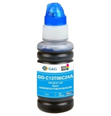 Чернила G&G GG-C13T06C24A №112 голубой 100мл для Epson L6550/6570/11160/15150/15160