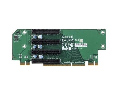 [Опция к серверу] SUPERMICRO Riser Card, Retail (RSC-R2UW-4E8)