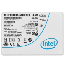 Intel SSD 4Tb DC P4510 Series (4.0TB, 2.5in PCIe 3.1 x4, 3D2, TLC) SSDPE2KX040T807