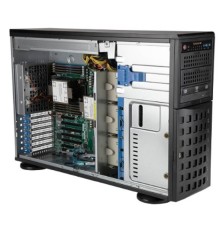 Supermicro SYS-740P-TRT Tower/4U, X12DPi-NT6, CSE-745BTS-R1K23BP, 2xLGA 4189, 8x3.5", 2x10GbE, 18х DIMM DDR4, 4xPCIe-X16, 2x1200W, black,  (438952)