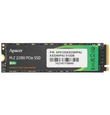 M.2 2280 512GB Apacer AS2280P4U Client SSD AP512GAS2280P4U-1 PCIe Gen3x4 with NVMe
