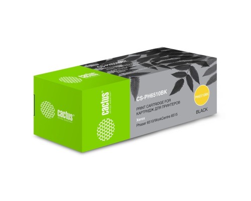 [расходные материалы] Картридж лазерный Cactus 106R03484 CS-PH6510BK черный (2500стр.) для Xerox Phaser 6510DN/WC 6515DN