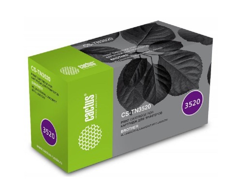 [расходные материалы] Картридж лазерный Cactus CS-TN3520 черный (20000стр.) для Brother HL L6400DW/L6900DW/L6900DWT