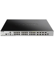D-Link DGS-3630-28PC/A2ASI Управляемый L3 PoE-коммутатор, стек, 20x1000Base-T, 4x10GBase-X SFP+, 4xCombo 1000Base-T/SFP, ПО SI