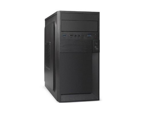 [Корпуса] Exegate EX291146RUS Корпус Minitower ExeGate BAA-105U2-01-AAA400 (mATX, БП AAA400 с вент. 8см, 2*USB+2*USB3.0, аудио, черный)