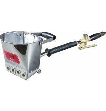 FUBAG HOPPER PL4000 ПНЕВМАТИЧЕСКИЙ ШТУКАТУРНЫЙ КОВШ 1/2 [412658] {Расход воздуха 620 л/мин, бак 4 л, Дистанция от поверхности 50-100 мм, 6 бар, сопла 1,8 мм, распыляющего отверстия 19 мм, Вес 1,8 кг}