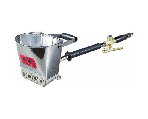 [Пневматическое оборудование] FUBAG HOPPER PL4000 ПНЕВМАТИЧЕСКИЙ ШТУКАТУРНЫЙ КОВШ 1/2 [412658] {Расход воздуха 620 л/мин, бак 4 л, Дистанция от поверхности 50-100 мм, 6 бар, сопла 1,8 мм, распыляющего отверстия 19 мм, Вес 1,8 кг}