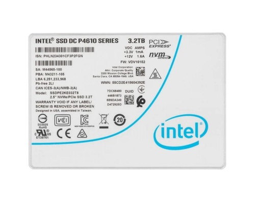 [накопитель] Накопитель SSD Intel P4610 Series PCI-E x4 3.2Tb SSDPE2KE032T807 DC P4610 2.5