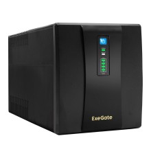 Exegate EP285491RUS ИБП ExeGate SpecialPro UNB-1200.LED.AVR.EURO.RJ <1200VA/750W, LED, AVR, 4 евророзетки, RJ45/11, Black>