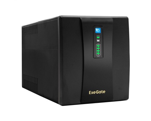 [ИБП] Exegate EP285491RUS ИБП ExeGate SpecialPro UNB-1200.LED.AVR.EURO.RJ <1200VA/750W, LED, AVR, 4 евророзетки, RJ45/11, Black>