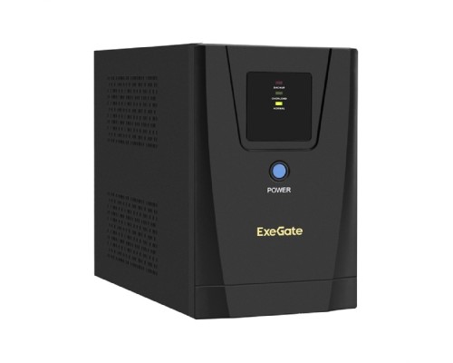 [ИБП] Exegate EP285489RUS ИБП ExeGate SpecialPro UNB-1200.LED.AVR.C13.RJ <1200VA/750W, LED, AVR, 6*IEC-C13, RJ45/11, Black>