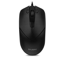 Мышь Sven RX-95 чёрная (кн. копировать-вставить. 5+1кл. 1000-4000 DPI, кор.)
