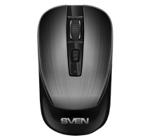 Беспроводная мышь Sven RX-380W серый металлик (2,4 GHz, 3+1кл. 800-1600DPI, блист.)