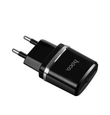 HOCO HC-63094 C12/ Сетевое ЗУ/ 2 USB/ Выход: 12W/ Black