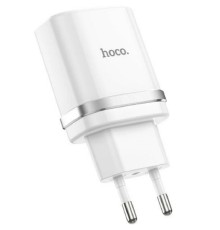 HOCO HC-16262 C12Q/ Сетевое ЗУ/ QC 3.0/ 1 USB/ Выход: 5V_9V_12V, 18W/ White