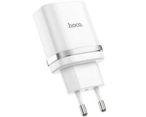 [Аксессуар] HOCO HC-16262 C12Q/ Сетевое ЗУ/ QC 3.0/ 1 USB/ Выход: 5V_9V_12V, 18W/ White