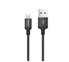 HOCO HC-62882 X14/ USB кабель Lightning/ 2m/ 1.7A/ Нейлон/ Black