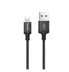 HOCO HC-62882 X14/ USB кабель Lightning/ 2m/ 1.7A/ Нейлон/ Black