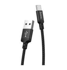 HOCO HC-62868 X14/ USB кабель Type-C/ 1m/ 2A/ Нейлон/ Black