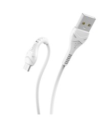 HOCO HC-10505 X37/ USB кабель Micro/ 1m/ 2.4A/ White