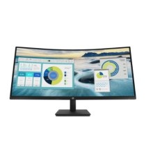LCD HP 34'' P34hc G4 Curved Monitor {VA 3440x1440 178/178 60Hz 5ms 250cd 178/178 3500:1 8bit HDMI2.0 DisplayPort1.2 3xUSB3.2 USB-C3.2 AudioOut 2x3W VESA} [21Y56AA#ABB]
