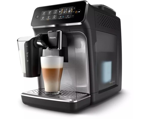 [Кофеварки Philips] PHILIPS EP3246/70 Кофемашина с встроенным капучинатором LatteGo, автоматическое приготовление 5 напитков. 
