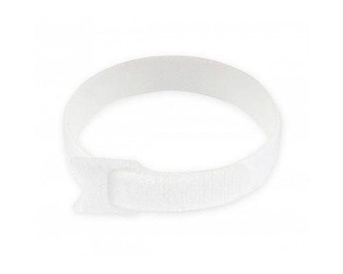 [Аксессуар] Хомуты-липучки на основе ленты Velcro® VT-200x11WT  200 x 11 мм, белые (12 шт.)