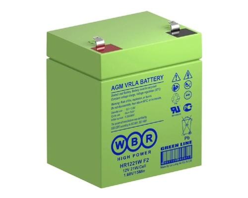 [акб] WBR Батарея HR1221W F2 (12V/5Ah) клеммы F2
