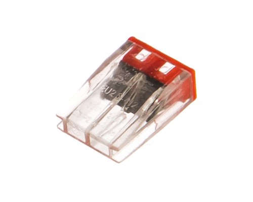 [WAGO Клеммы] ЭРА Б0043940 NO-224-22 Клемма СМК компактная, серия 202, 2 отверстия, 0,5-2,5 мм2