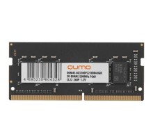 QUMO DDR4 SODIMM 8GB QUM4S-8G3200P22 PC4-25600, 3200MHz OEM/RTL