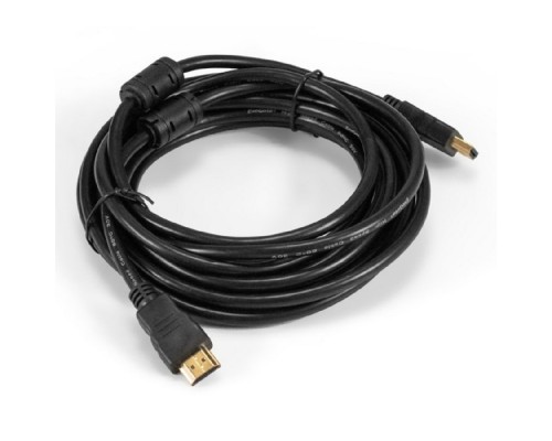 [Кабели HDMI / DVI / DP] Bion Кабель HDMI v2.1, 19M/19M, 3D, 8K UHD, экран, ферритовые кольца, 2 м, черный [BXP-HDMI21-020]